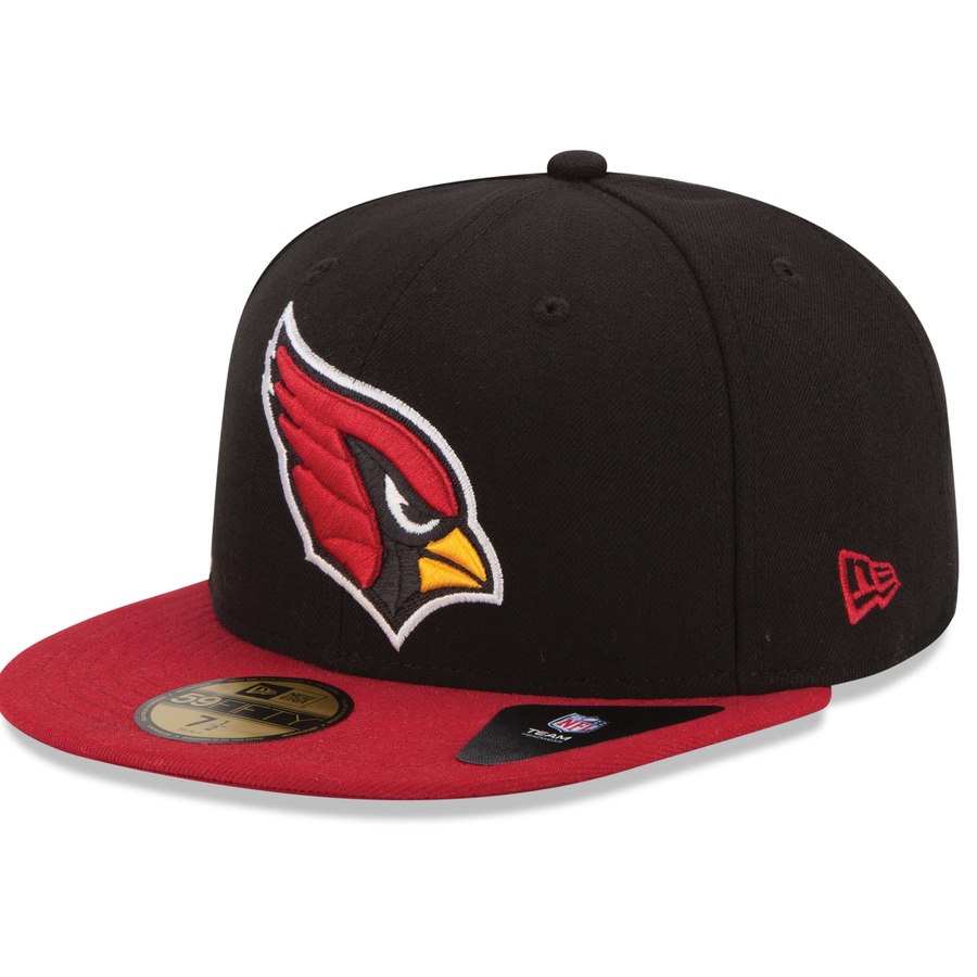 New Era Arizona Cardinals Black/Cardinal 59FIFTY Fitted Hat – ARIZONA ...