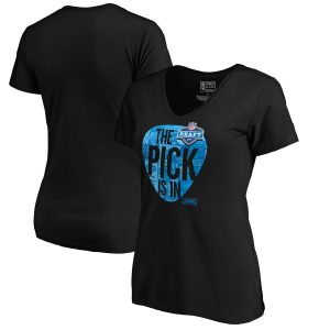 NFL Pro Line by Fanatics Branded Women’s 2019 NFL Draft The Pick Is In V-Neck T-Shirt